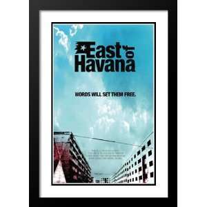  East of Havana 32x45 Framed and Double Matted Movie Poster 