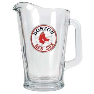  Boston Red Sox MLB 60oz Glass Pitcher   Primary Logo 