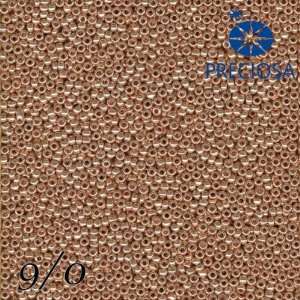 Czech Glass Seed Beads Preciosa 50 Grams (1,8 Ounce) Metallic Copper 9 