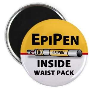  EPIPEN INSIDE Waist Pack Medical Alert 2.25 Fridge Magnet 