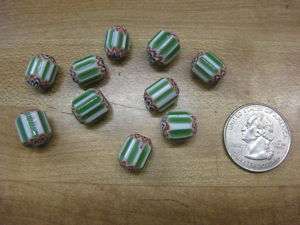 10 Chevron Trade Beads 6 layer A  