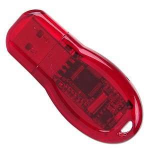  512MB USB 2.0 Portable Flash Drive (Translucent Red 