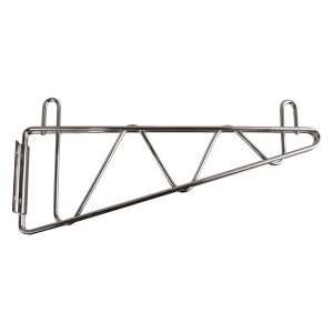    24 Chrome wall brackets. Sold as a pair. Use 24 Wire Shelf 