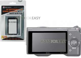 GGS Rigid LCD Screen Protector Glass Sony NEX 5 NEX 3  