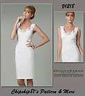 Donna Ricco Elegant sheath Dress Pattern Size 12   16  