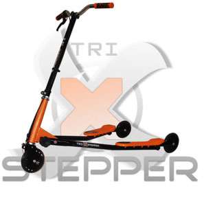 Tri X Stepper Scooter Skate Dreirad Fitness Roller Kickboard pink rot 