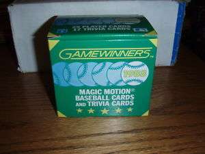 1988 SPORTFLICS GAME WINNERS BASEBALL   25 CARD SET  