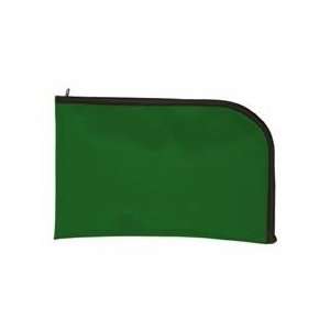   Top Side Zipper Wallet, 11 1/2 x 6 Inch, Kelly Green, Laminated Nylon