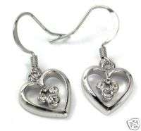Disney Mickey Mouse in Heart Crystal Dangle Earrings  