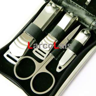Men Luxury Manicure Grooming Set Nail Cuticle Clippers  