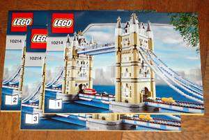Lego Bauplan 10214 London Tower Bridge BAUANLEITUNG NEU  