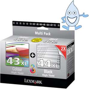 Lexmark 80D2966 Kombipack Nr.43XL + Nr.44XL  