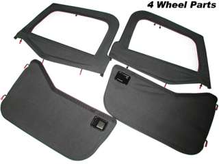 These Jeep doors fit Supertop, Sunrider, Halftop, Replace a top 