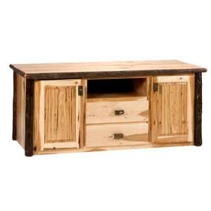    Hickory Widescreen Television Stand   Traditional