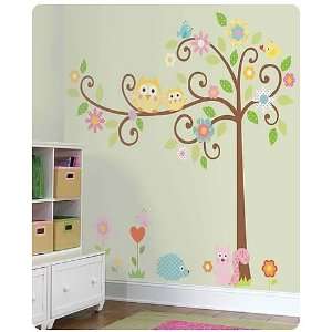   Scroll Tree Peel and Stick Megapack Wall Appliques