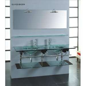  Aqua Felena Sinks AFL 6658 Glass Basin N A