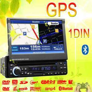 1Din Dash HD Autoradio GPS Navigation TV 7 PiP 2011Map  