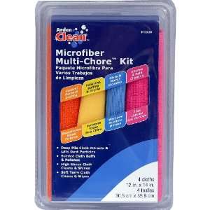  Arden Clean Multi Chore Microfiber Kit 4pk