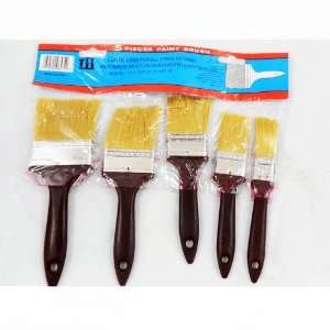  5 Pieces Paint Brush Varnish with Different Sizes