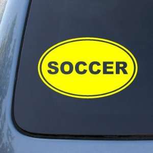 SOCCER EURO OVAL   Football   Vinyl Car Decal Sticker #1745  Vinyl 