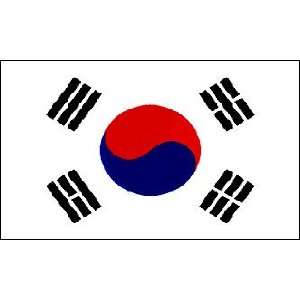  Korea South 3x5 Flag