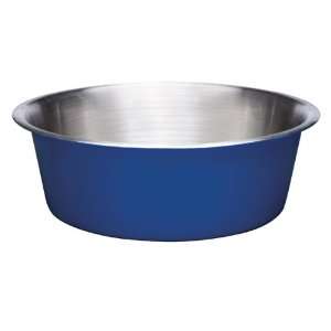   Stainless Steel Classic Dog Bowl, 52 Ounce, Blue