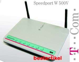 COM Speedport W500V WLAN Router / VOIP DSL Router  
