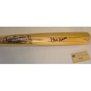   Hank Aaron Bat   Louisville Slugger STEINER   Autographed MLB Bats