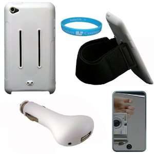  White Rubberized Protective Silicone Skin Cover Case with 