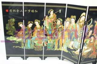 China Vintage painting Twelve Women folding screen  