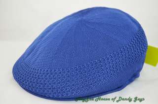 blue mens summer cool flat mesh golf ivy newsboy hat