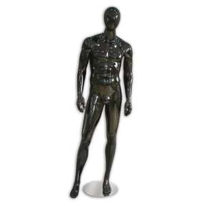  Glossy Black Male Abstract Mannequin Display NEW 
