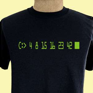 LOST GREEN NUMBERS dharma Valenzetti Equation T shirt  