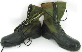 1966 Vietnam War era jungle combat boots size 10W 10 wide  