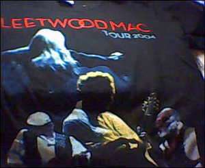 fleetwood mac 2004 tour T shirt mens med  