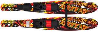 New Airhead Wide Body Beginners Training Water Ski Skis w/ Bindings 