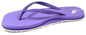   Hawaii Slippers Hapa Purple Flip Flops FreeShip  Retail $35