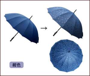 JAPAN JYANOME shade umbrella parasol NAVY uk kasab  