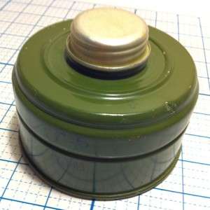 MILITARY GAS MASK FILTER CAN CANISTER GREEN M 5 or RN 5 47 1 89  