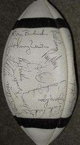 1970 Baltimore Colts Signed Champs Team Football JSA 33 Signatures 