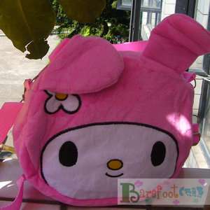   pink My Melody Girls Shoulder Bag Tote Handbag purse 2 Zippers  