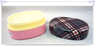 Bento Japan Girls Fabric Design 2 Tier Lunch Box #A  