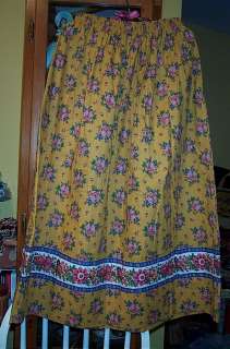 Vera Bradley Retired Rare Marigold Floral Skirt  
