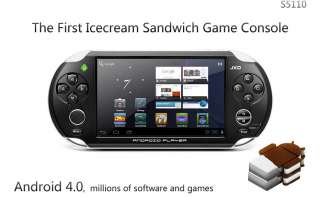 JXD S5110 Game Console Tablet PC Android 4.0 Support Nintendo D64 GBA 