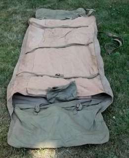 US Military Wool Sleeping Bag Bedroll Bed Roll B & N Hat Co MOD 1935 