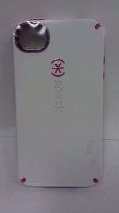 White Pink Speck CandyShell Case for iPhone 4 4S SPKA0588  