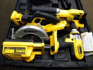 DeWALT DCX6401 36V Cordless Hammer Drill Impact Saw Tool Combo Kit 