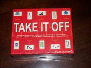 TAKE IT OFF * Stripping Card Game for 2 to 6 PLAYERS  