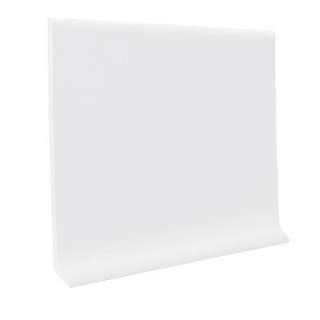 ROPPE Snow 4 in. x 240 in. x .080 in. Wall Base Vinyl Self Stick Cove 