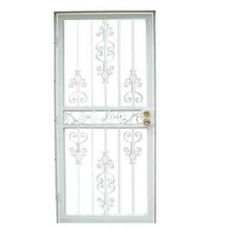   in. x 80 in. Steel White Prehung Security Door 40922 